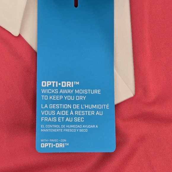 Women's OPTI-DRI ECO Sleeveless Pink Pickleball Golf Top SiZE:XL (NWT) - Picture 6 of 10